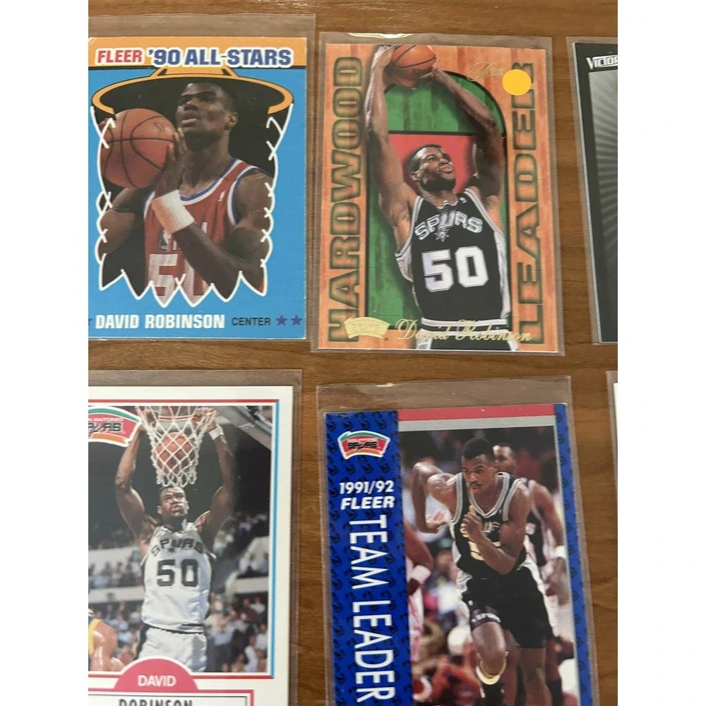 Varied Lot of 15 Basketball Cards David Robinson San Antonio Spurs (Z2)